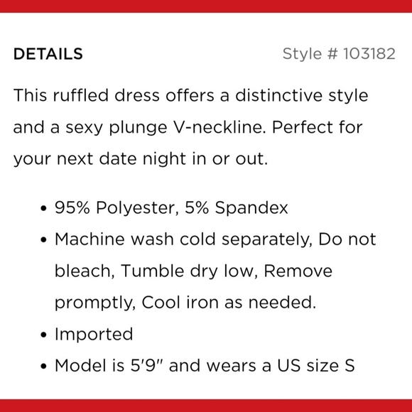 BEBE Plunging Ruffle V Neck Bodycon Dress - Picture 13 of 14